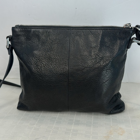 Margot Black Leather crossbody bag - Picture 3 of 9